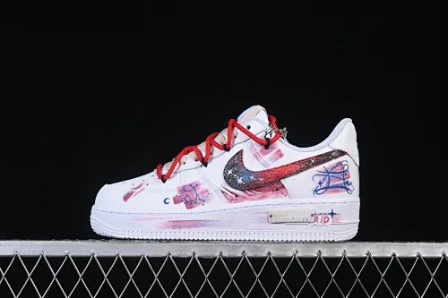 All categories Nk Air Force 1 Air Force series Nk Air Force 1 Low Air Force low-top Nike Air Force 1'07 Low "Gemini" Hand-painted graffiti twelve constellations series Gemini Air Force One low-top casual sneakers 521-621